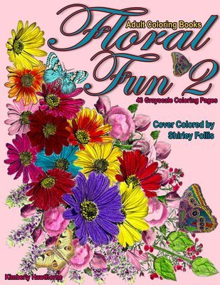 Floral Fun 2 Adult Coloring Book Digital Download