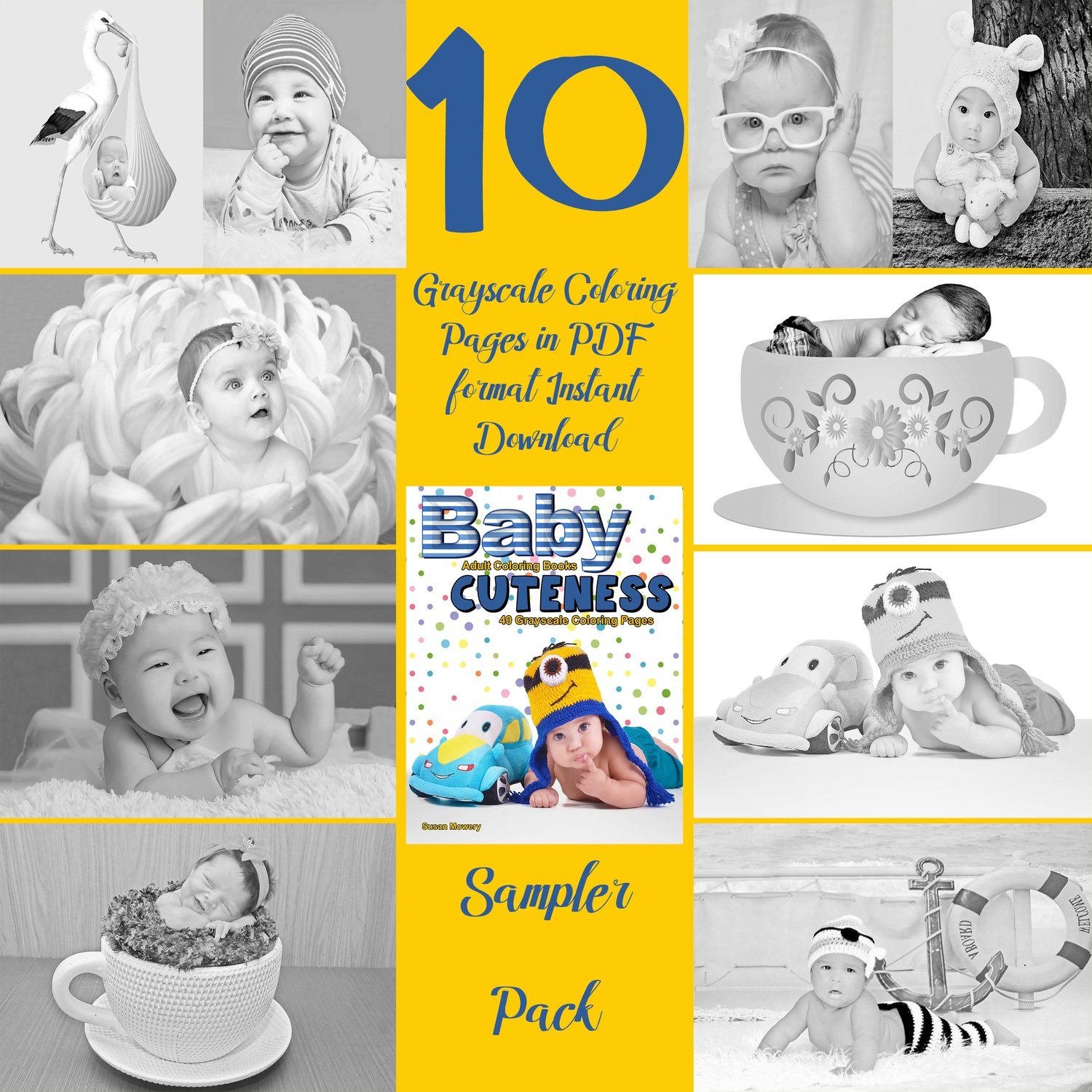 Baby Cuteness Sampler Pack Digital Download