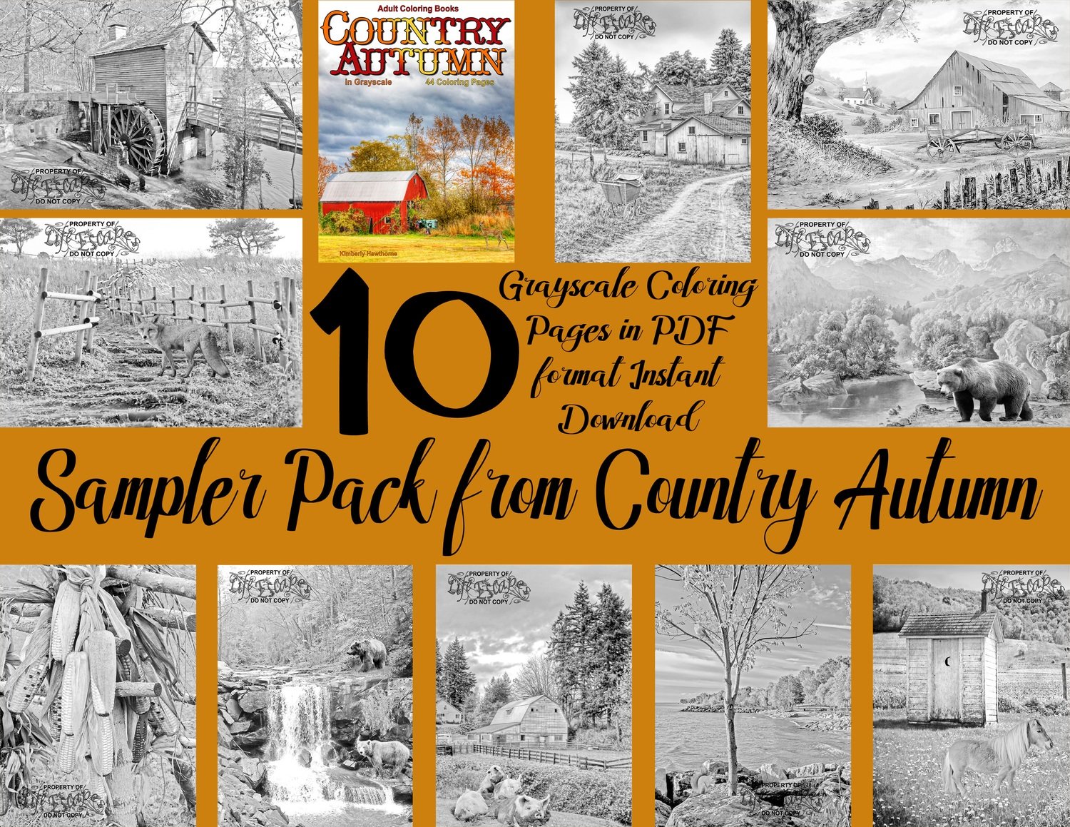 Country Autumn Sampler Pack Digital Download