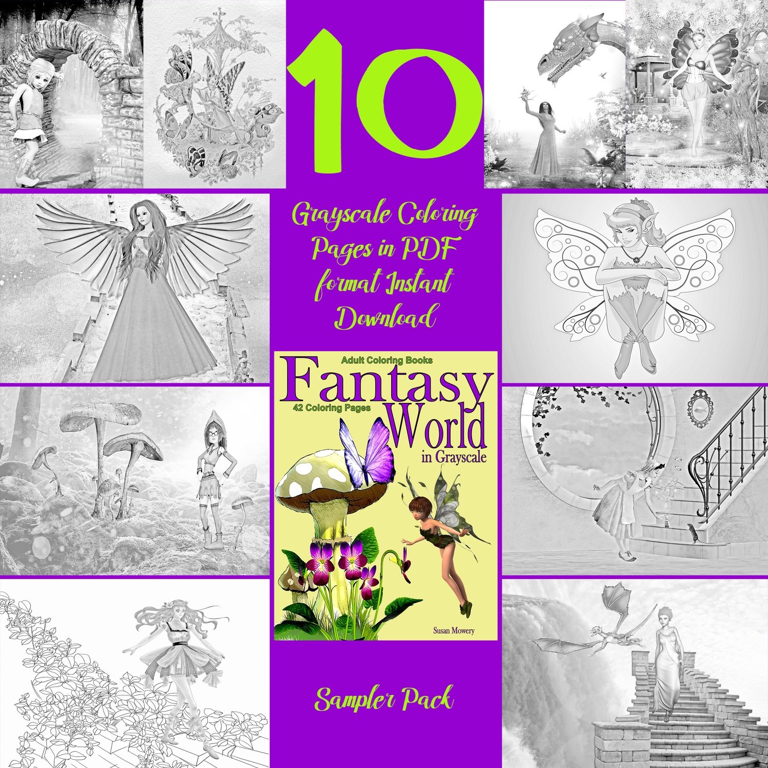 Fantasy World Sampler Pack Digital Download Fantasy World Sampler Pack Digital Download
