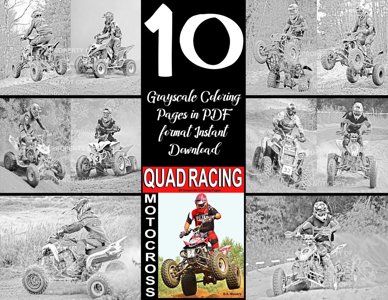 Motocross Quad Racing Sampler Pack Digital Download