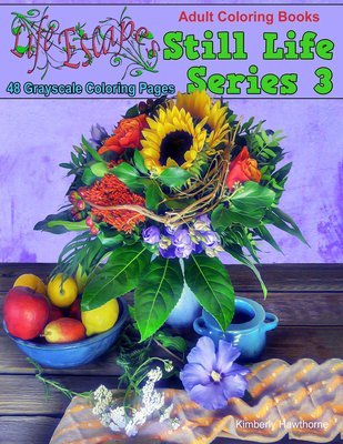 Still Life Series 3 Adult Coloring Book Digital Download