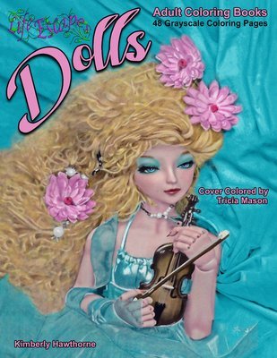 Dolls Adult Coloring Book Digital Download