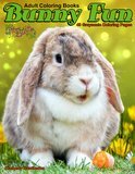 Bunny Fun Adult Coloring Book Digital Download