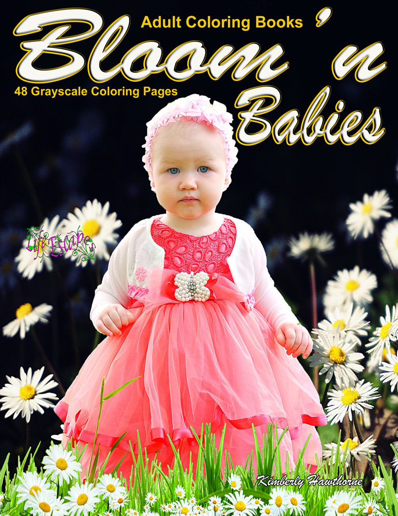 Bloom'n Babies Adult Coloring Book Digital Download