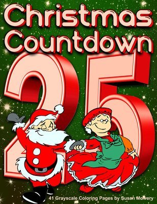 Christmas Countdown Adult Coloring Book Digital Download