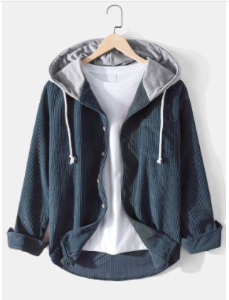 Men&#39;s Hoodie Corduroy