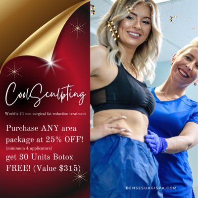 COOLSCULPTING 25% OFF + 30 UNITS BOTOX FREE! *Please call 722.4060 to purchase
