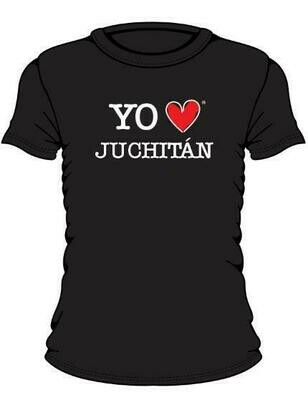 Playera Negra Yo Amo a Juchitán