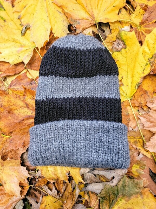 Reversible Mens Knit Hat