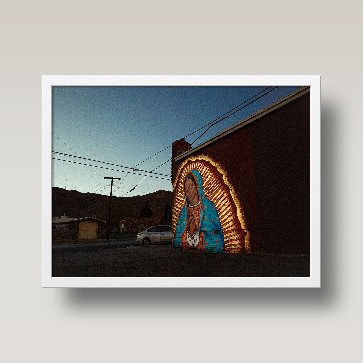 Guadalupana de Piedras Postcard Print