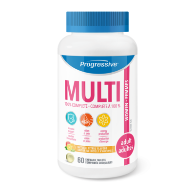 Multi Chewable for Adult Women - 60 Tablets