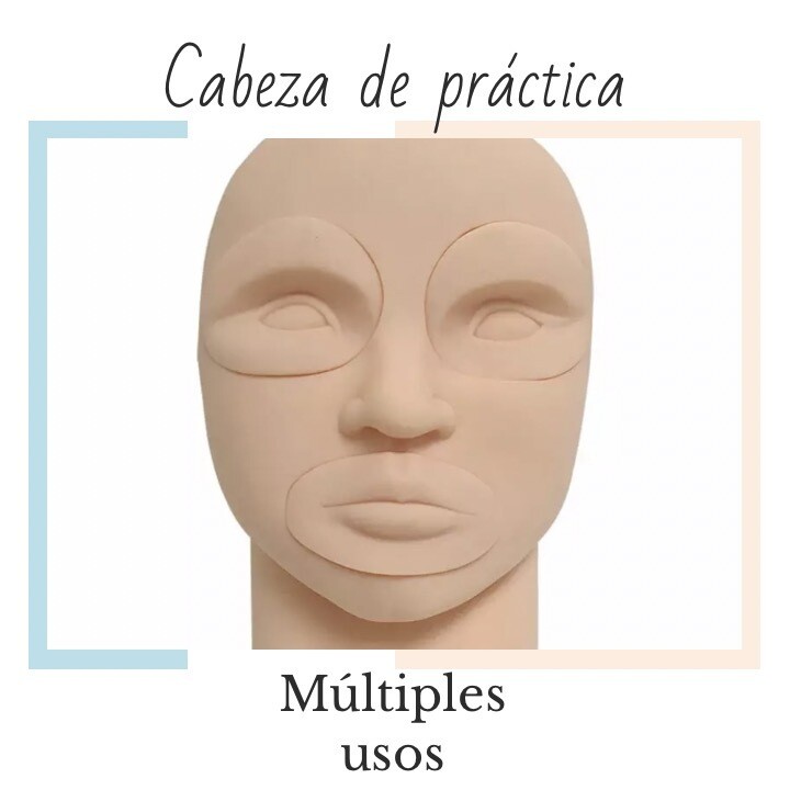 Cabeza de goma con repuestos
