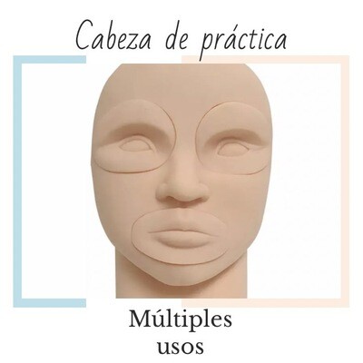 Cabeza de goma con repuestos