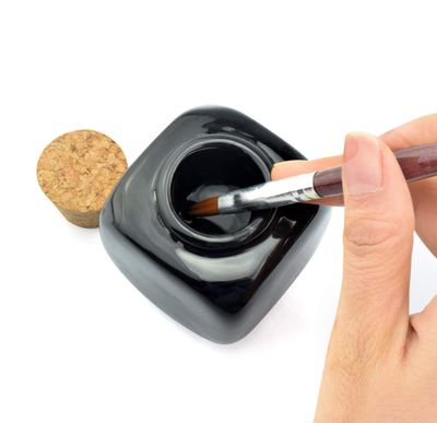 FRASCO DE CERÁMICA CON CORCHO