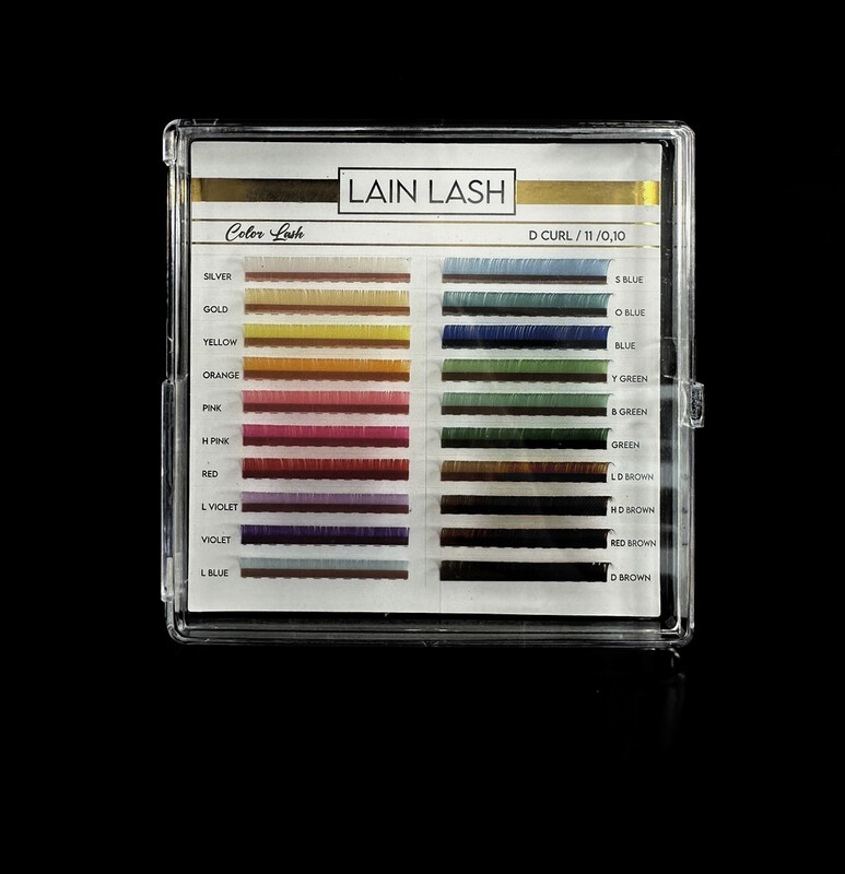 PESTAÑAS LAIN LASH 20 COLORES