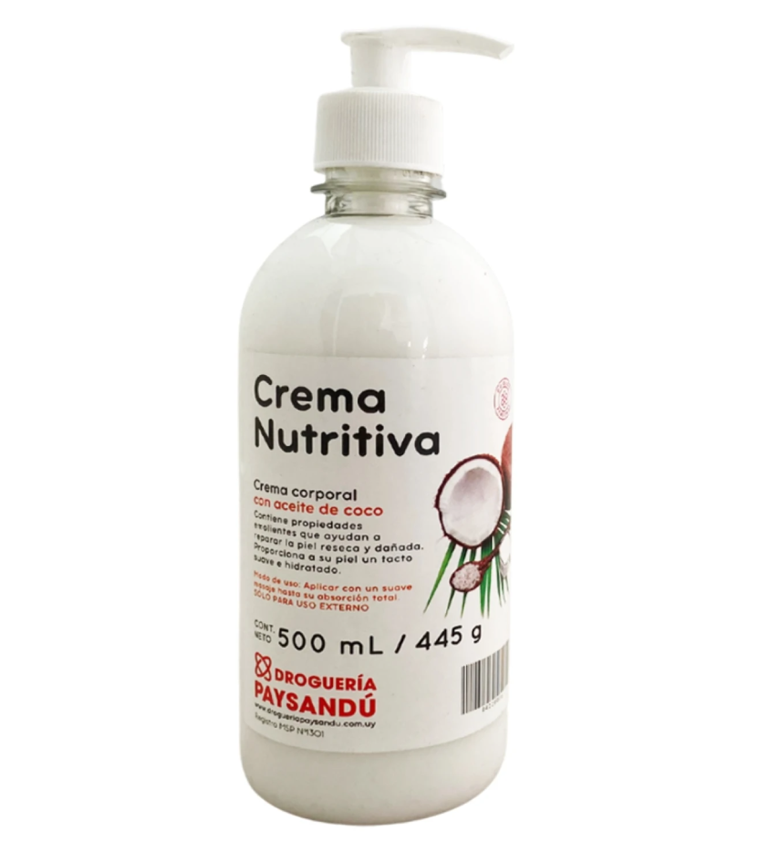 CREMA NUTRITIVA DE COCO