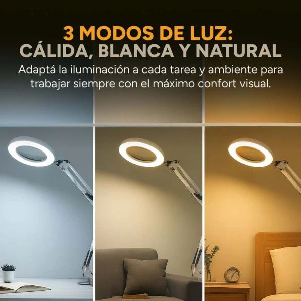 LAMPARA CON LUPA