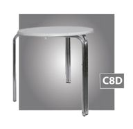 LOW PLASTIC AND ALUMINUM ROUND TABLE