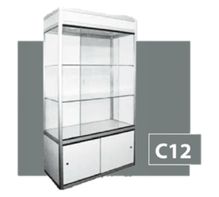GLASS SHOWCASE  0.50 X1 X1.90 M