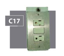ELECTRIC PANEL WITH PROTECTION AND 2 OUTLETS