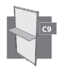 DISPLAY SHELF 0.30 X 0.95 M