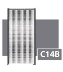 PERFORATED MELAMINE PANEL