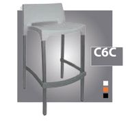 ALUMINIUM AND PLASTIC CHAIR TALL