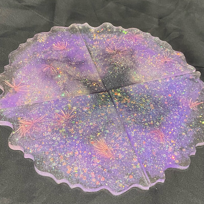 Purple Coaster Set