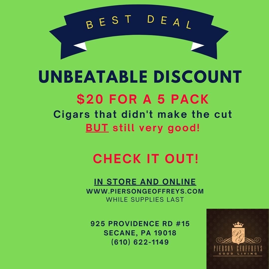 5-pack Cigar Special (Mixed Selection)
