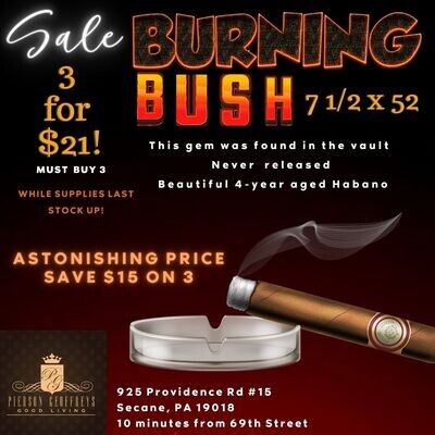 Burning Bush 7 1/2 x 52 (3 pack)