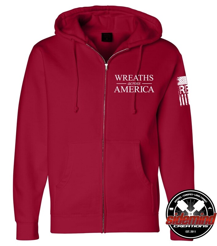 OJFW USA Zippered Hoodie - R.E.D. Seal Back