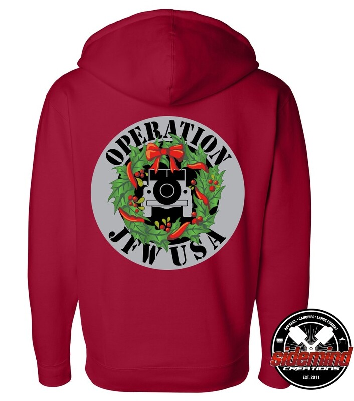 OJFW USA Zippered Hoodie - R.E.D. Seal Back