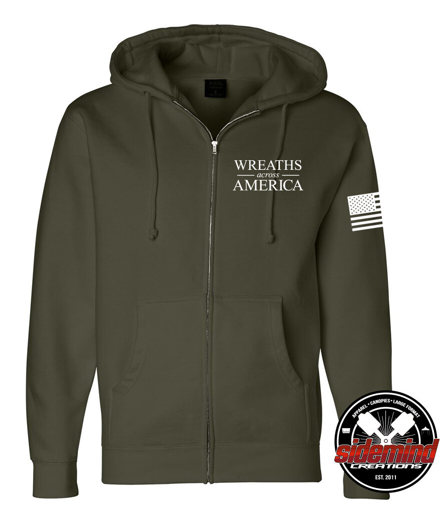 OJFW USA Zip Up Hoodie - Dog Tags