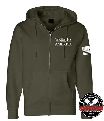OJFW USA Zip Up Hoodie - Dog Tags