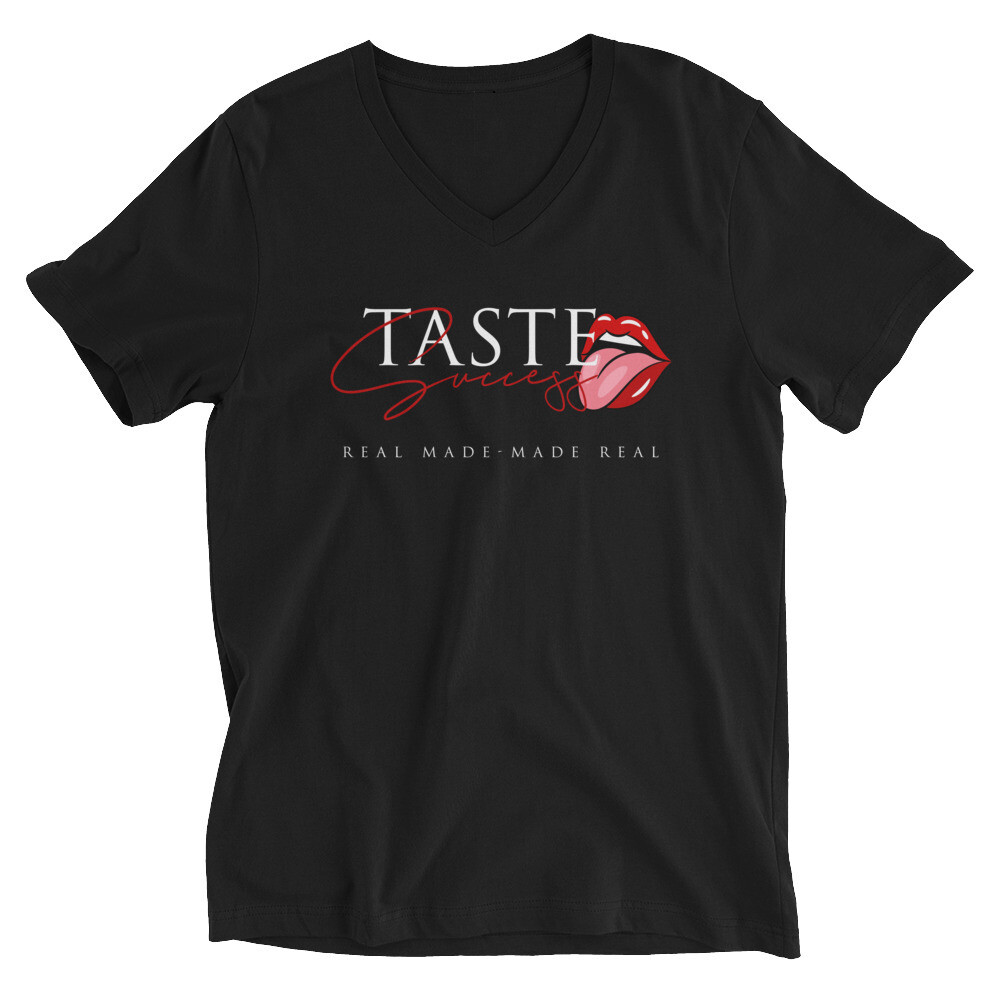 Taste Success Unisex Short Sleeve V-Neck T-Shirt Taste Success Unisex Short Sleeve V-Neck T-Shirt