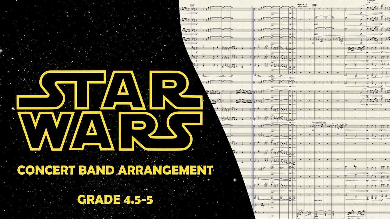 Music From The Star Wars Sequels - Concert Band - Grade 4-4.5