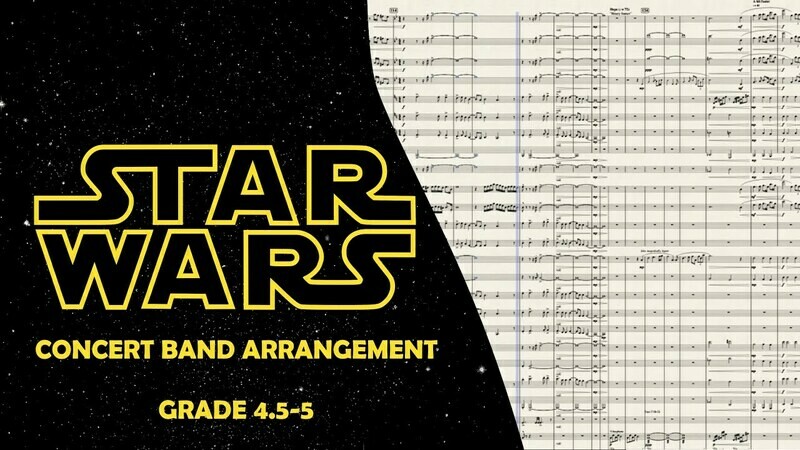 Music From The Star Wars Sequels - Concert Band - Grade 4-4.5