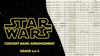 Music From The Star Wars Sequels - Concert Band - Grade 4-4.5