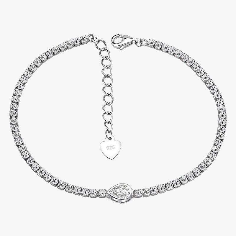 TEARDROP SILVER 925 BRACELET