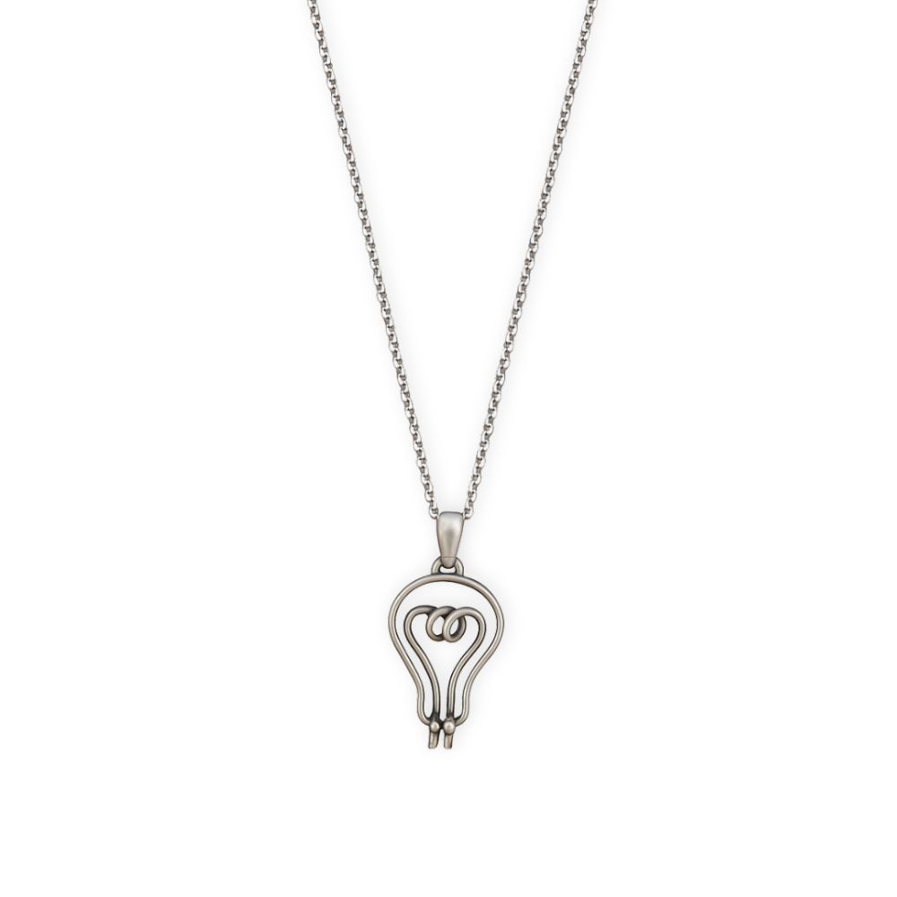 SILVER 925 NECKLACE, LIGHT