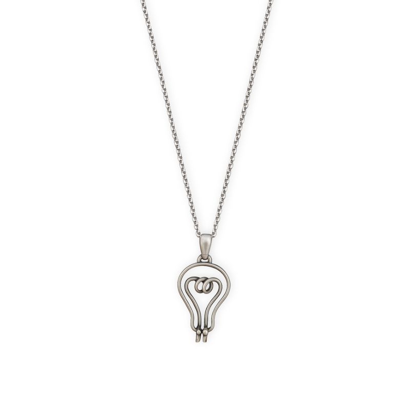 SILVER 925 NECKLACE, LIGHT