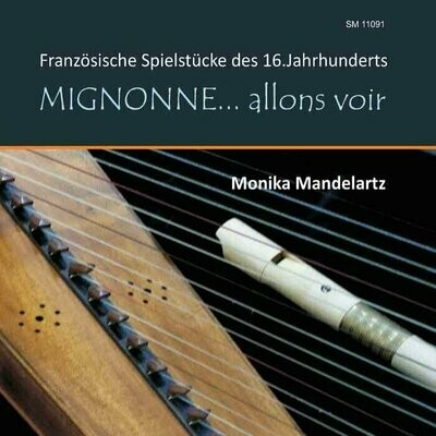 Mignonne... allons voir - für Harfe und Blockflöte