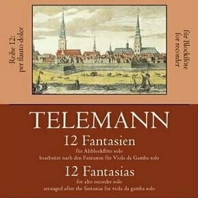 Telemann - 12 Fantasien für Altblockflöte solo