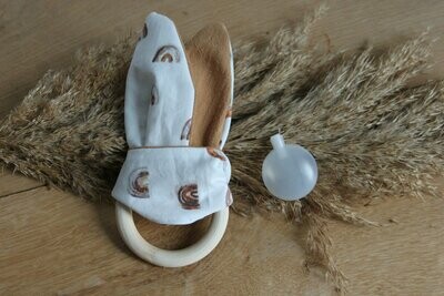 Bijtring Knijn - Washed Cotton - Camel & Rainbow