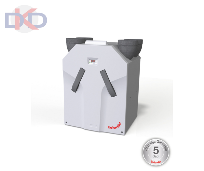 Ventilācijas iekārta, rekuperators Zehnder ComfoAir Standard 375 HRV ar mitruma atguves siltummaini