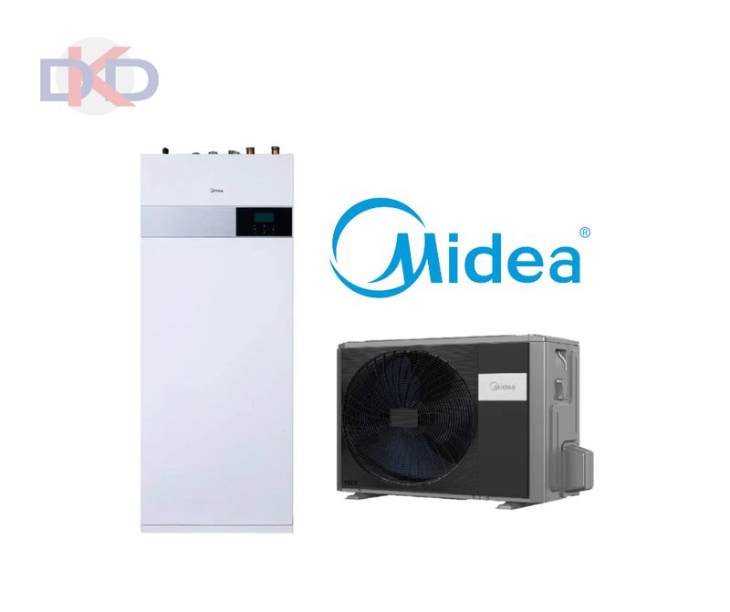 Midea M-Thermal gaiss ūdens siltumsūknis MHA-V10W/D2N8-B2 / HBT-A100/190CDS90GN8-B2 10 kW ar papildus 9kW elektrisko tenu un integrētu 190l karstā ūdens tvertni. Midea M-Thermal gaiss ūdens siltumsūknis MHA-V10W/D2N8-B2 / HBT-A100/190CDS90GN8-B2 10 kW ar papildus 9kW elektrisko tenu un integrētu 190l karstā ūdens tvertni.
