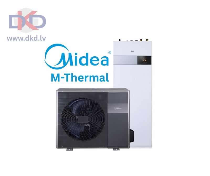 Midea M-Thermal gaiss ūdens siltumsūknis MHA-V12W/D2RN8-B2 / HBT-A160/240CDS90GN8-B2 12.10 kW ar papildus 9kW elektrisko tenu un integrētu 240l karstā ūdens tvertni. Midea M-Thermal gaiss ūdens siltumsūknis MHA-V12W/D2RN8-B2 / HBT-A160/240CDS90GN8-B2 12.10 kW ar papildus 9kW elektrisko tenu un integrētu 240l karstā ūdens tvertni.
