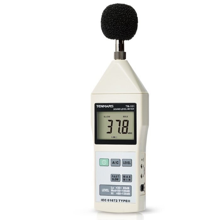 Geluidsniveaumeter - Tenmars TM-101 decibelmeter