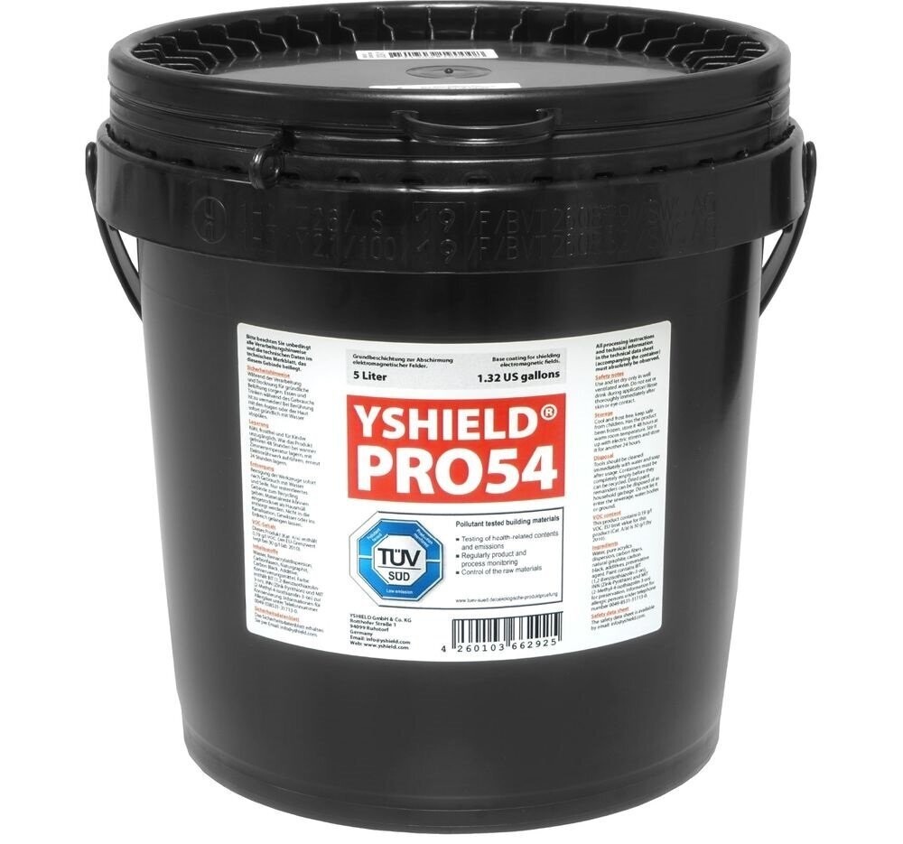 Peinture anti ondes haute et basse fréquences YShield PRO54 - 5 litres